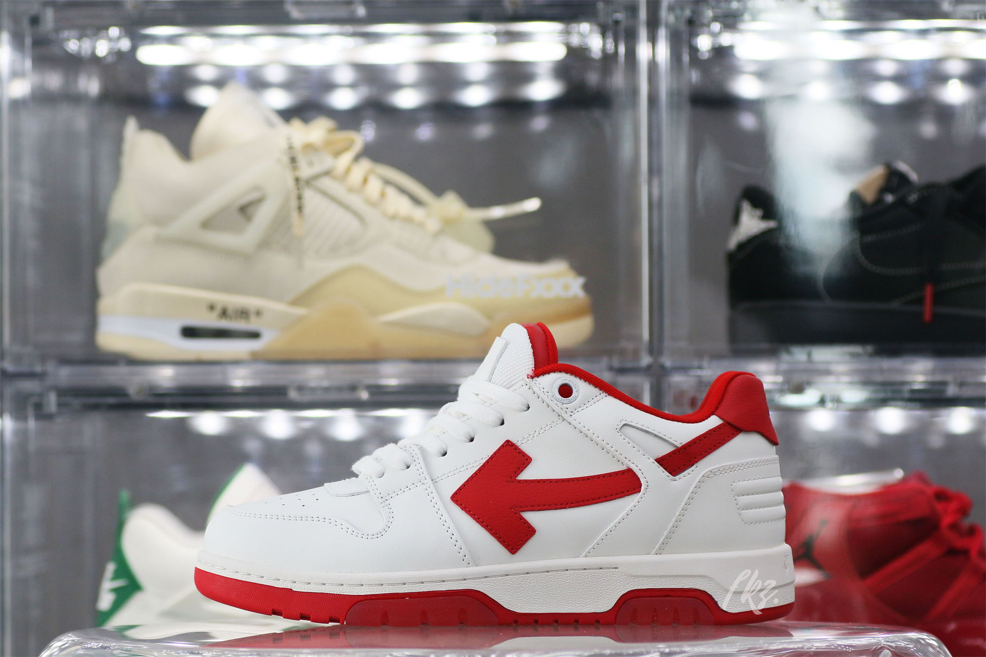 Off-White White Red Out Of Office Sneaker