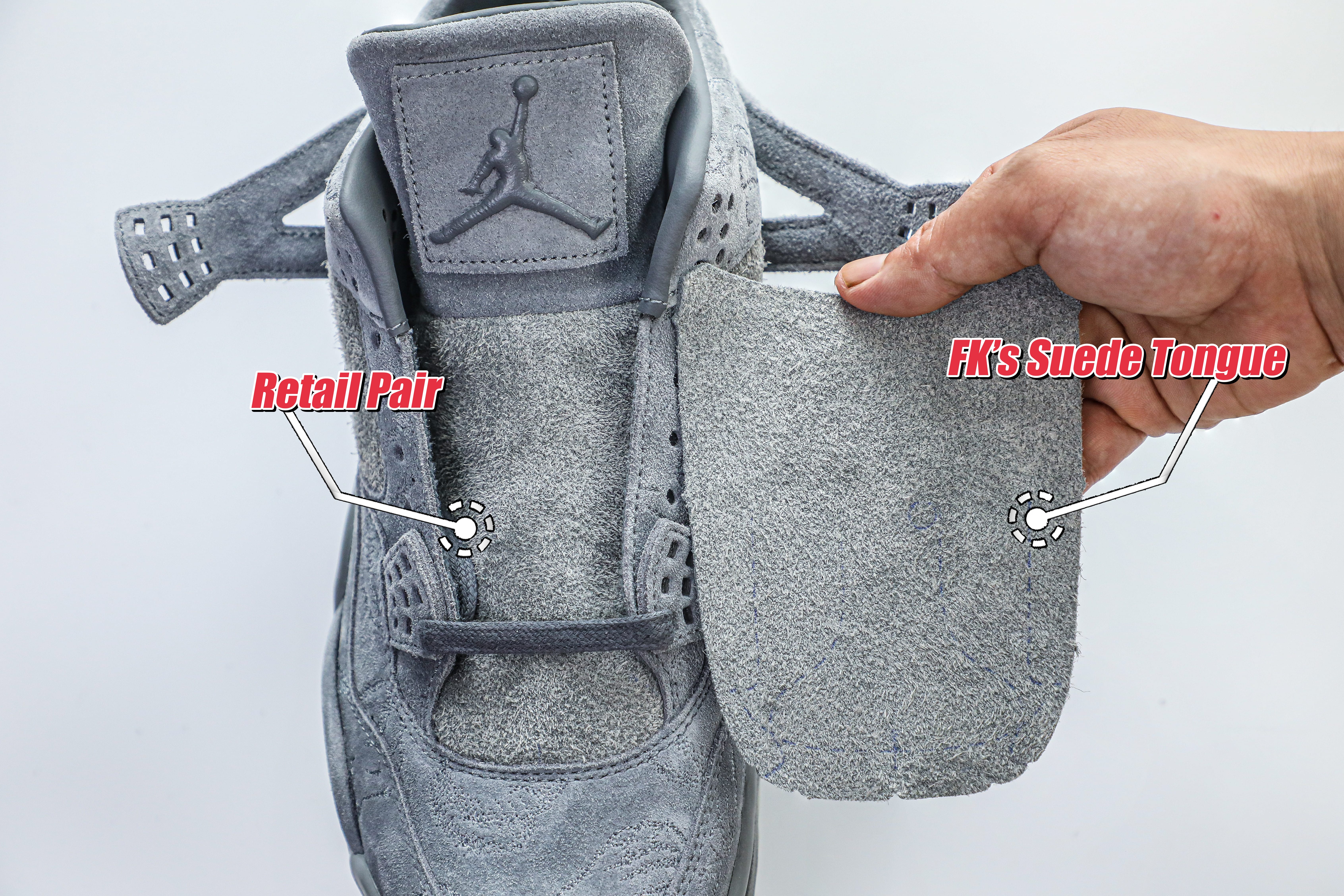 Kaws X Air Jordan 4 Retro Grey 2017 (LN5 A1 Batch)