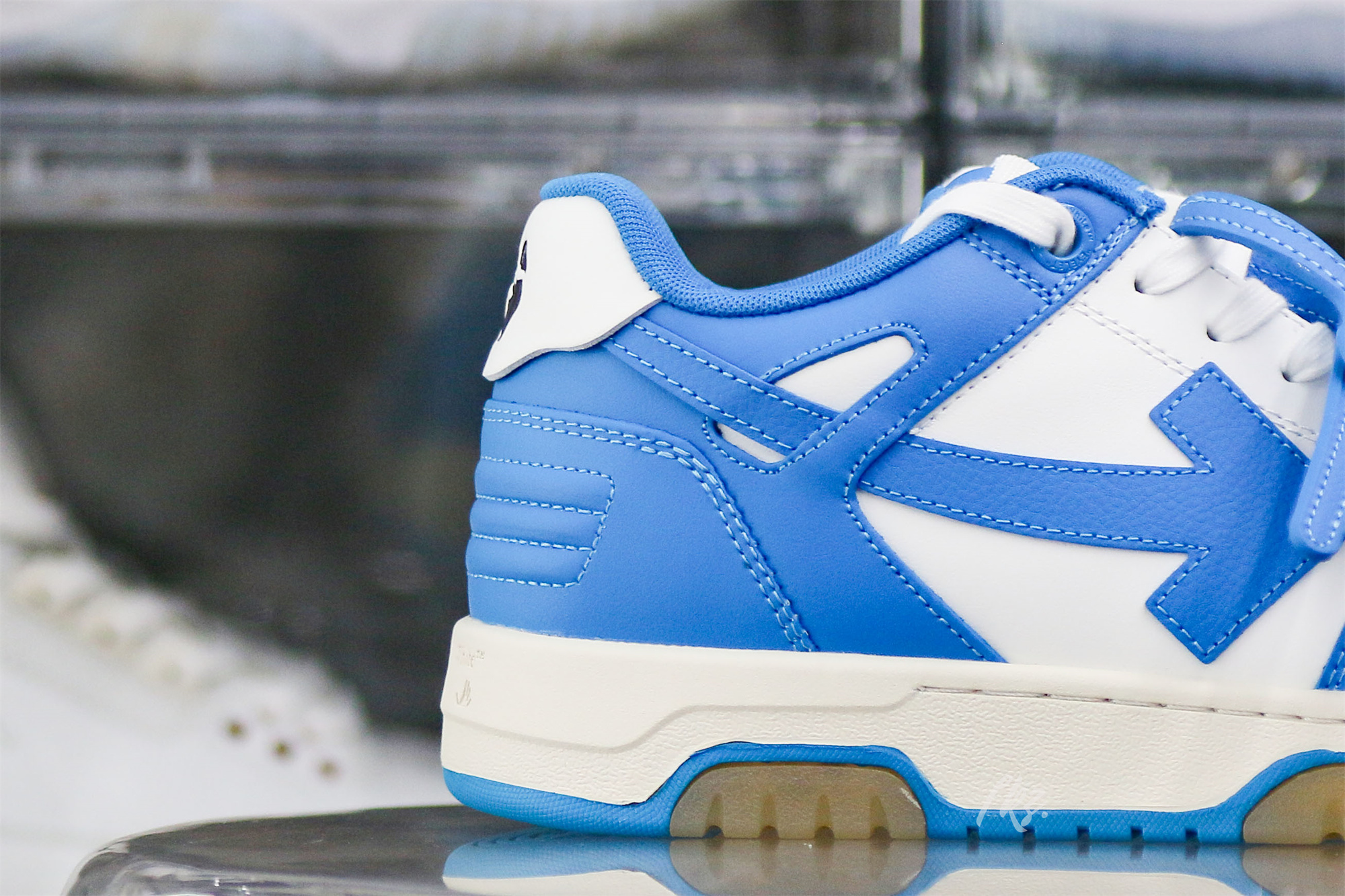Off-White University Blue ‘Out Of Office’ Sneakers