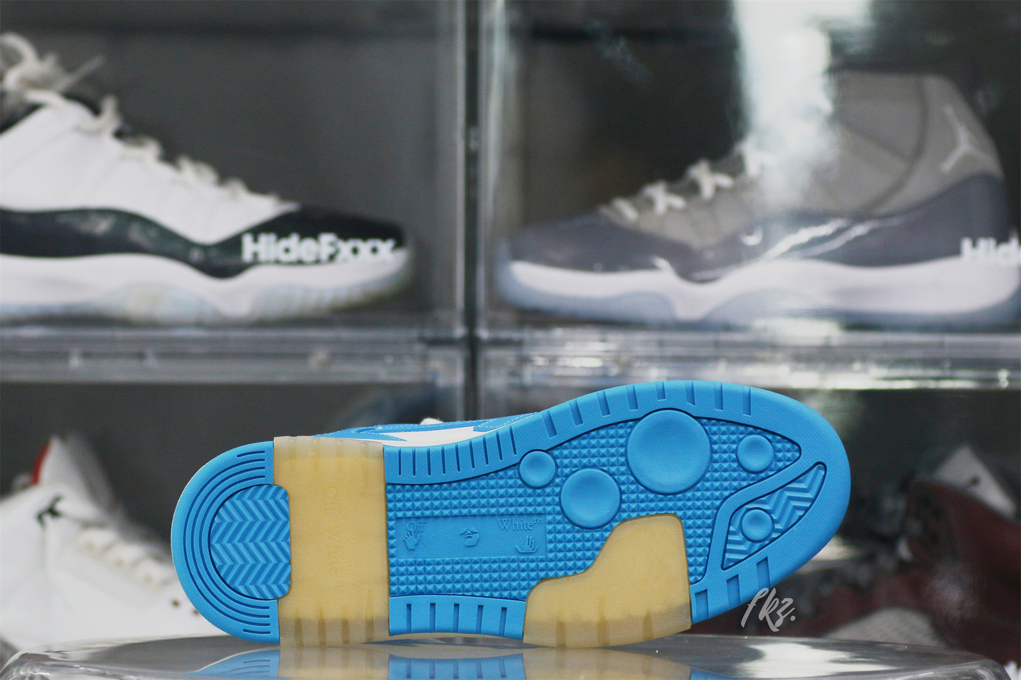 Off-White University Blue ‘Out Of Office’ Sneakers