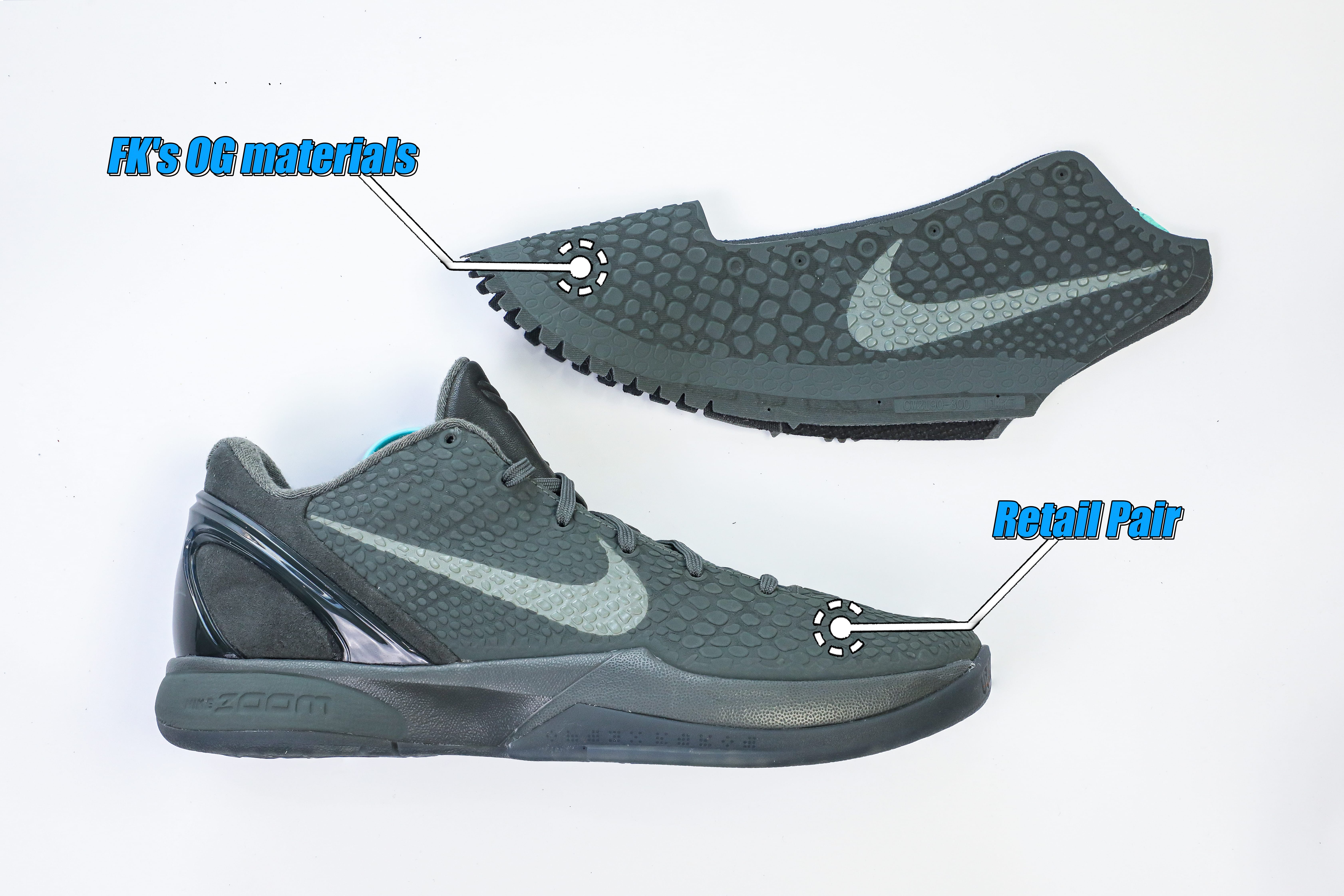 Zoom Kobe 6 Fade To Black 2016(A1 Batch)