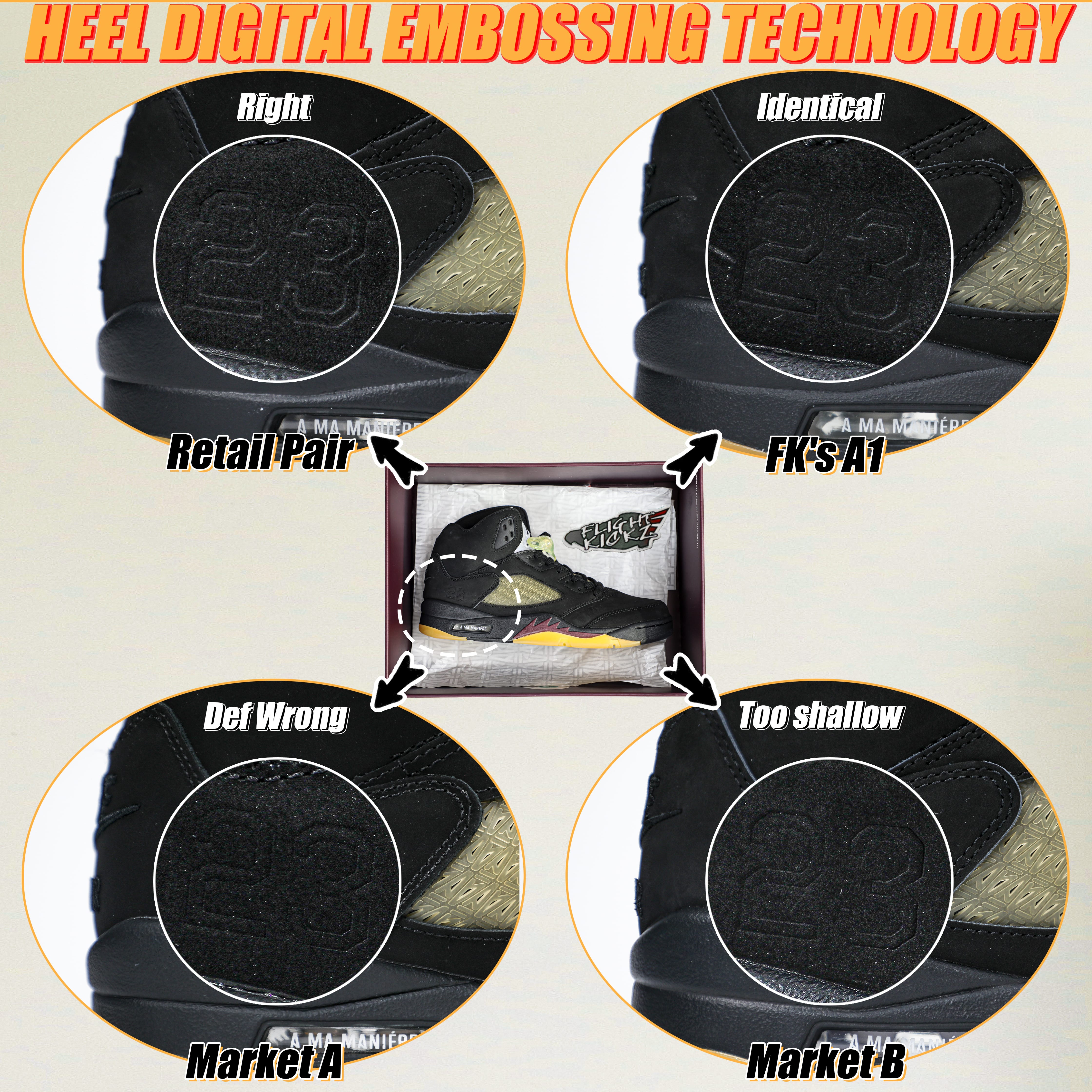 Air Jordan 5 Retro SP A Ma Maniére Black (LN5 A1)