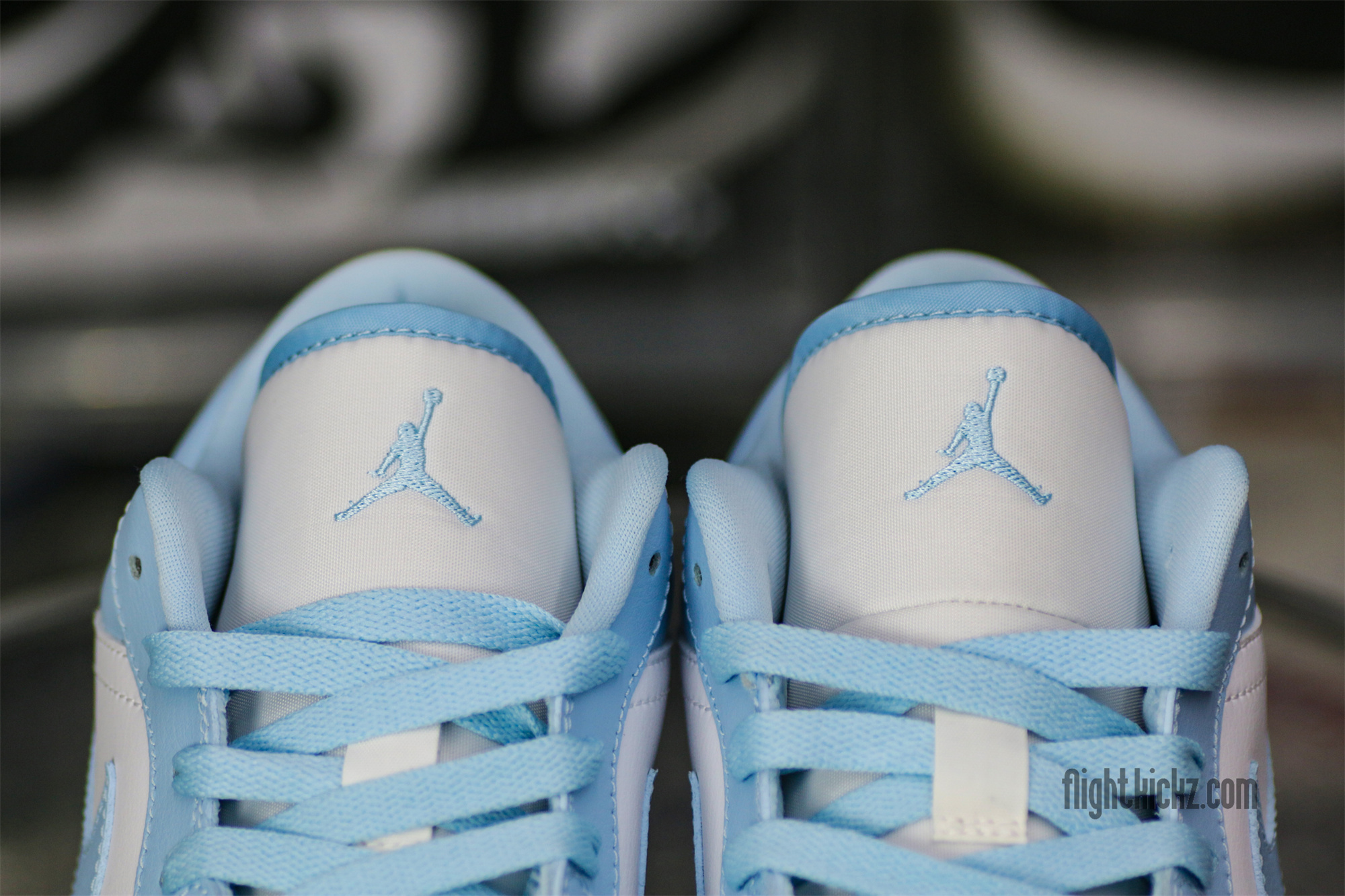 Air Jordan 1 Retro Low White Ice Blue