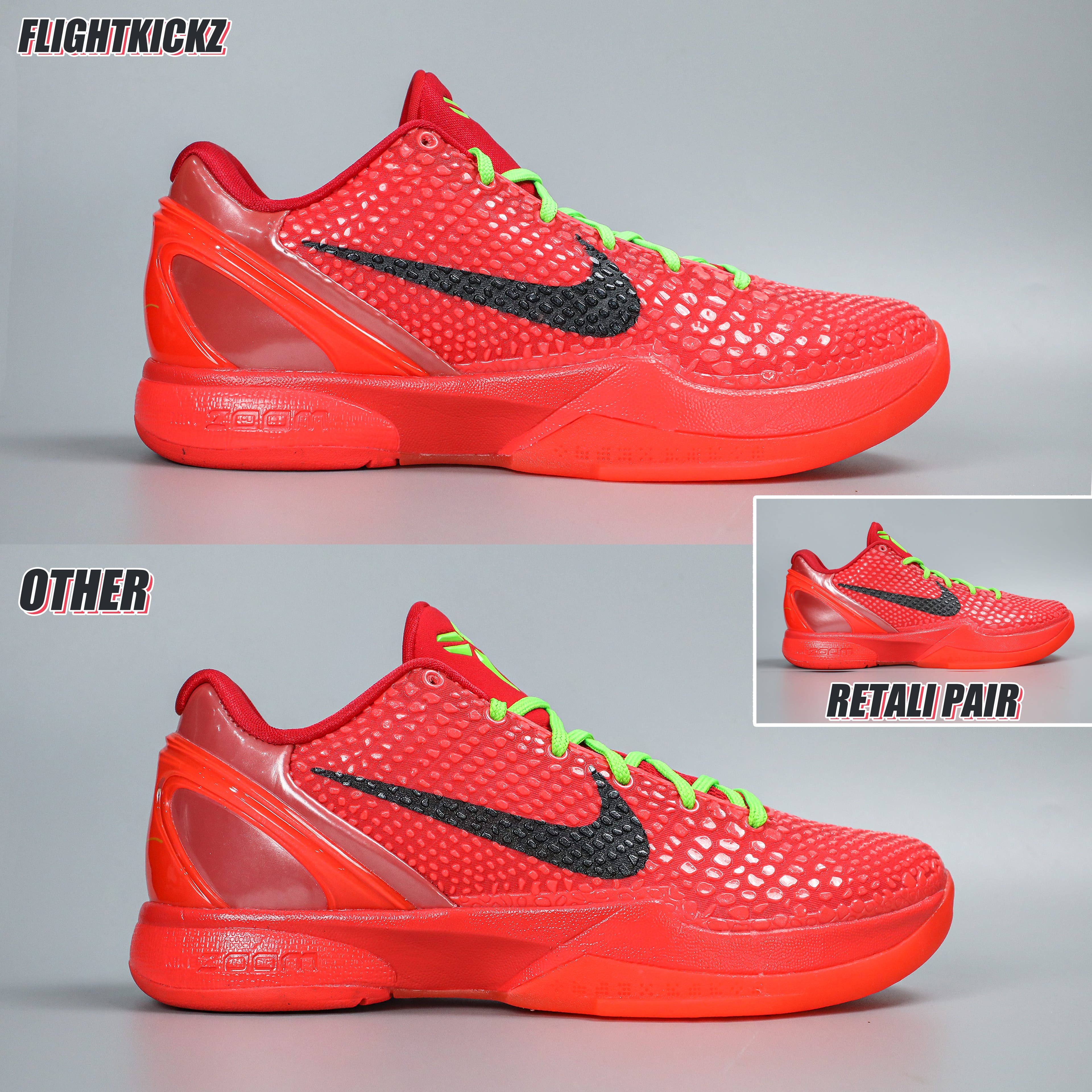 Nike Kobe 6 Protro Reverse Grinch 2023(A1 Batch)