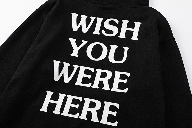 Travis Scott TS Rainbow Letter Embroidery Fleece Hoodie