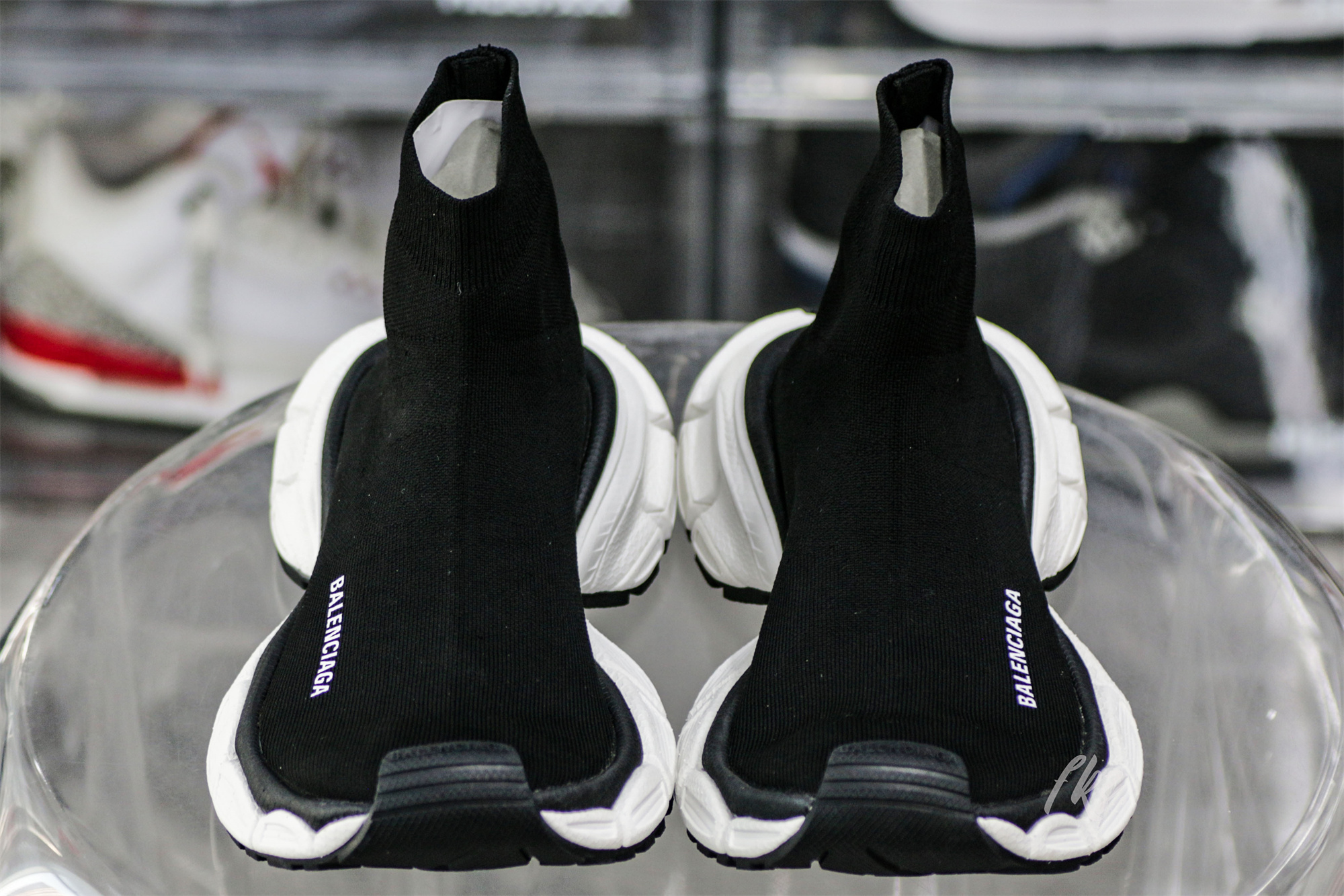 Balenciag* 3XL Sock Sneaker ‘Black White’