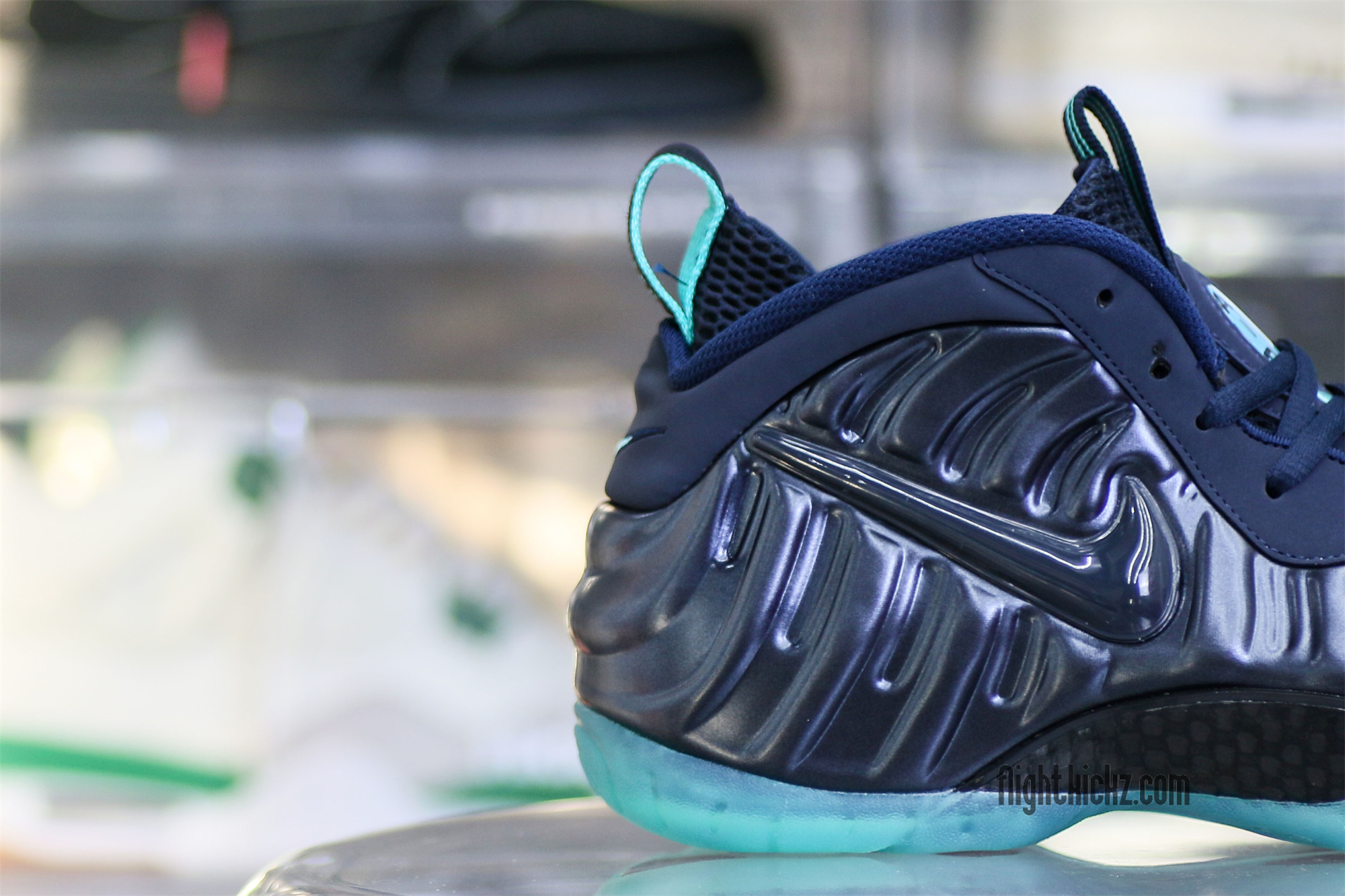Nike Air Foamposite Pro (Obsidian/Aqua)