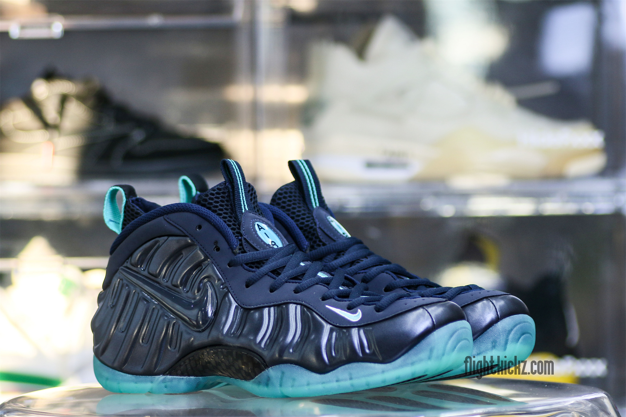 Nike Air Foamposite Pro (Obsidian/Aqua)