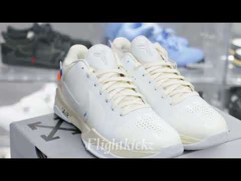 Off White x Nike Zoom Kobe 5 Custom Shoes(A1 Batch)