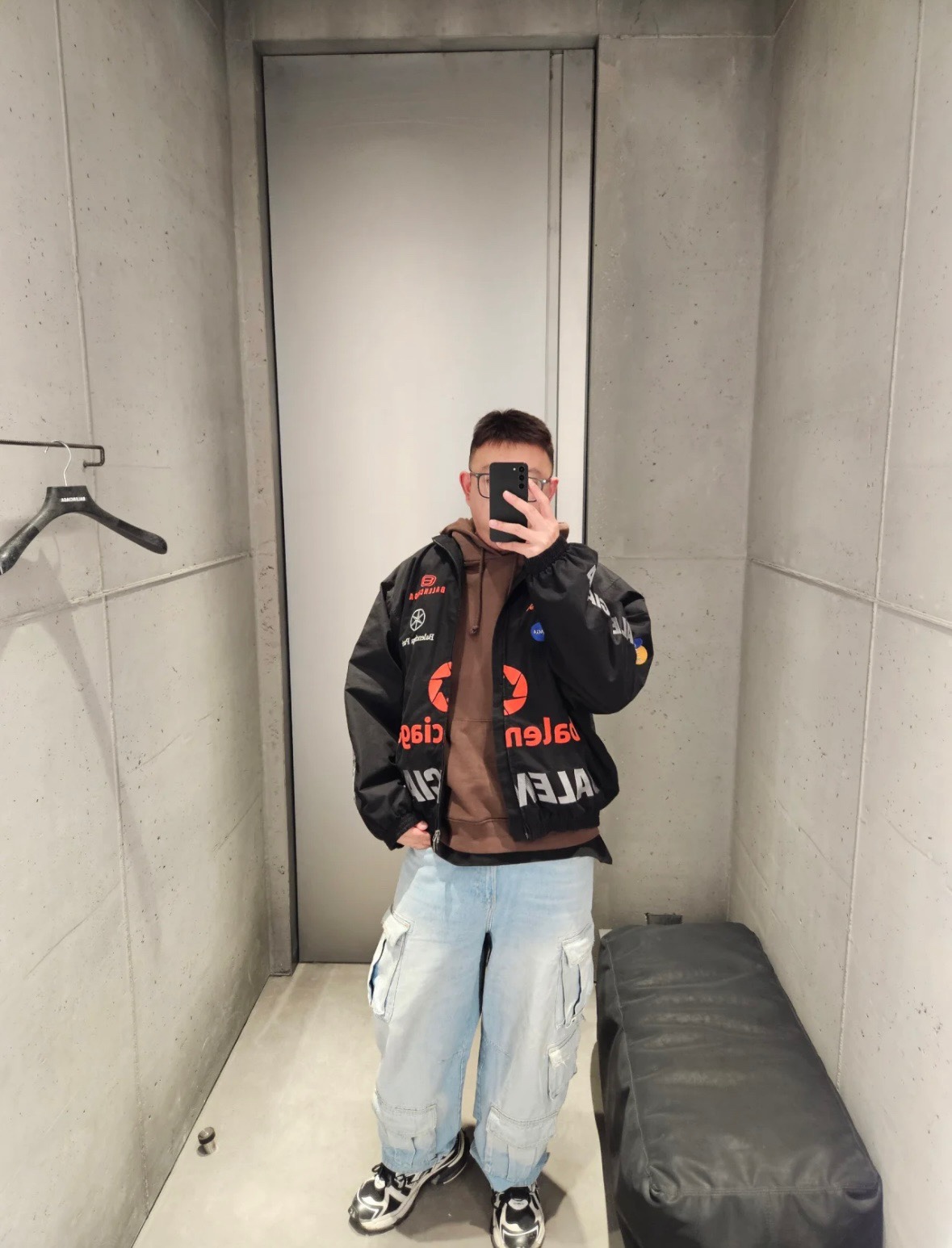 Balancig* logo-print Zip Jacket