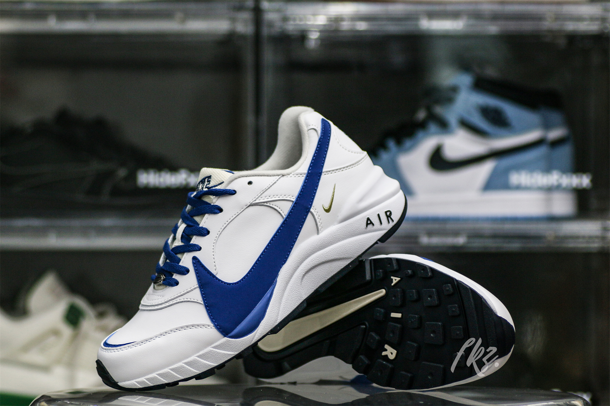 Nike Air Grudge Leather White Blue