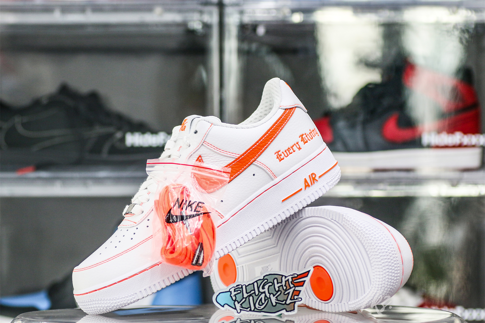 VLONE x Nike Air Force 1 White/Total Orange