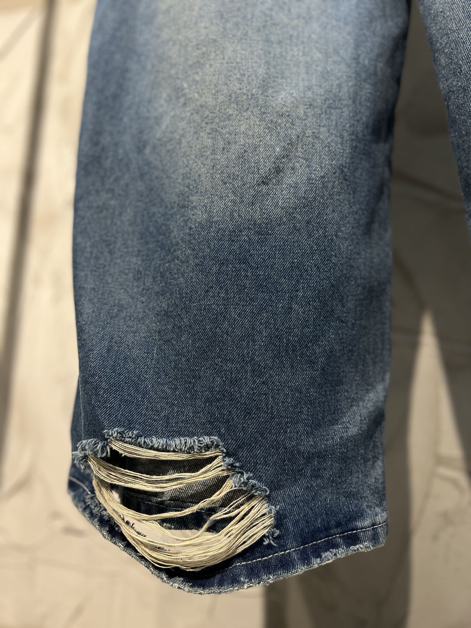 Balancig@ Men’s Blue Patched Cotton Cargo Pants