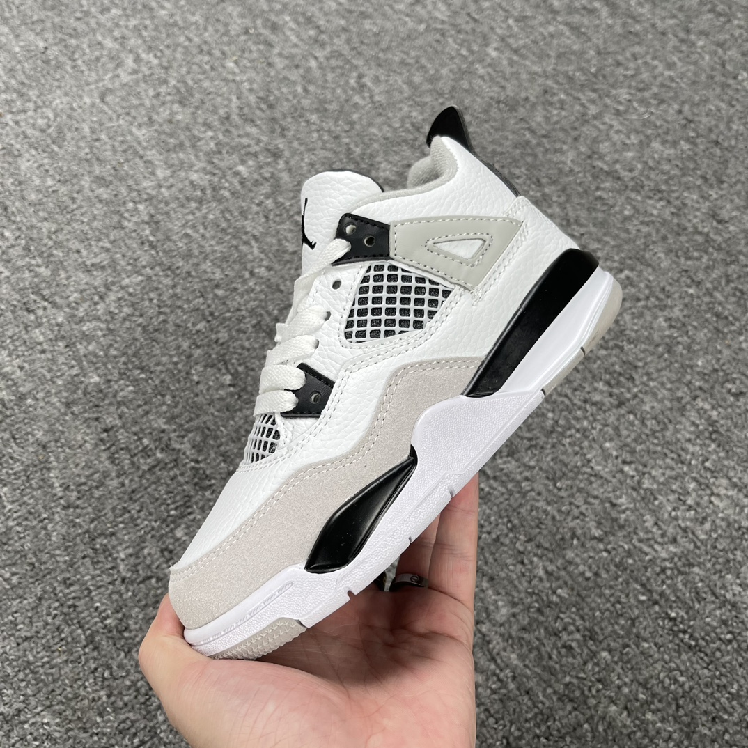 Air Jordan 4 Black Military Kid