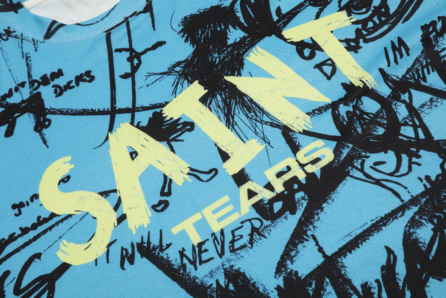 Saint Mich@el Tears Graffiti Full Print Long Sleeve