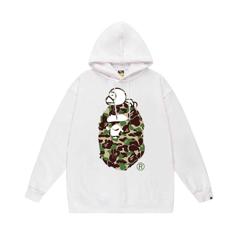 BAPE Sleepy Monkey Ape Head graphic hoodie
