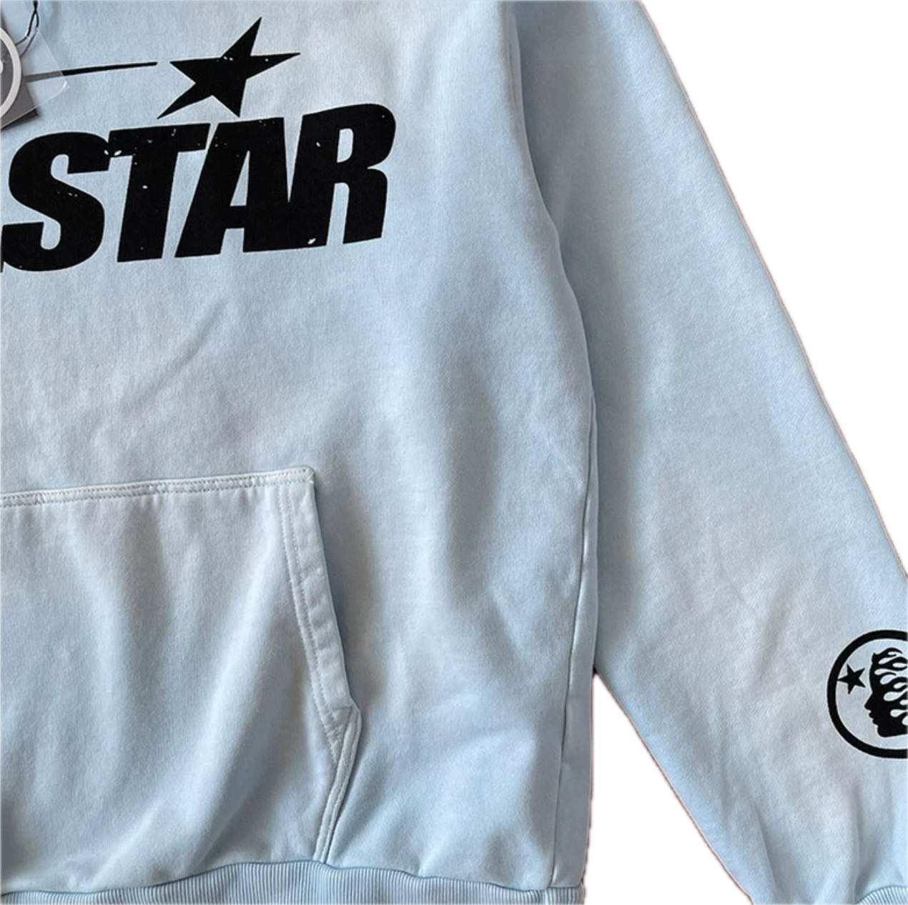 Hell$tar Fire Sky Blue Hoodie