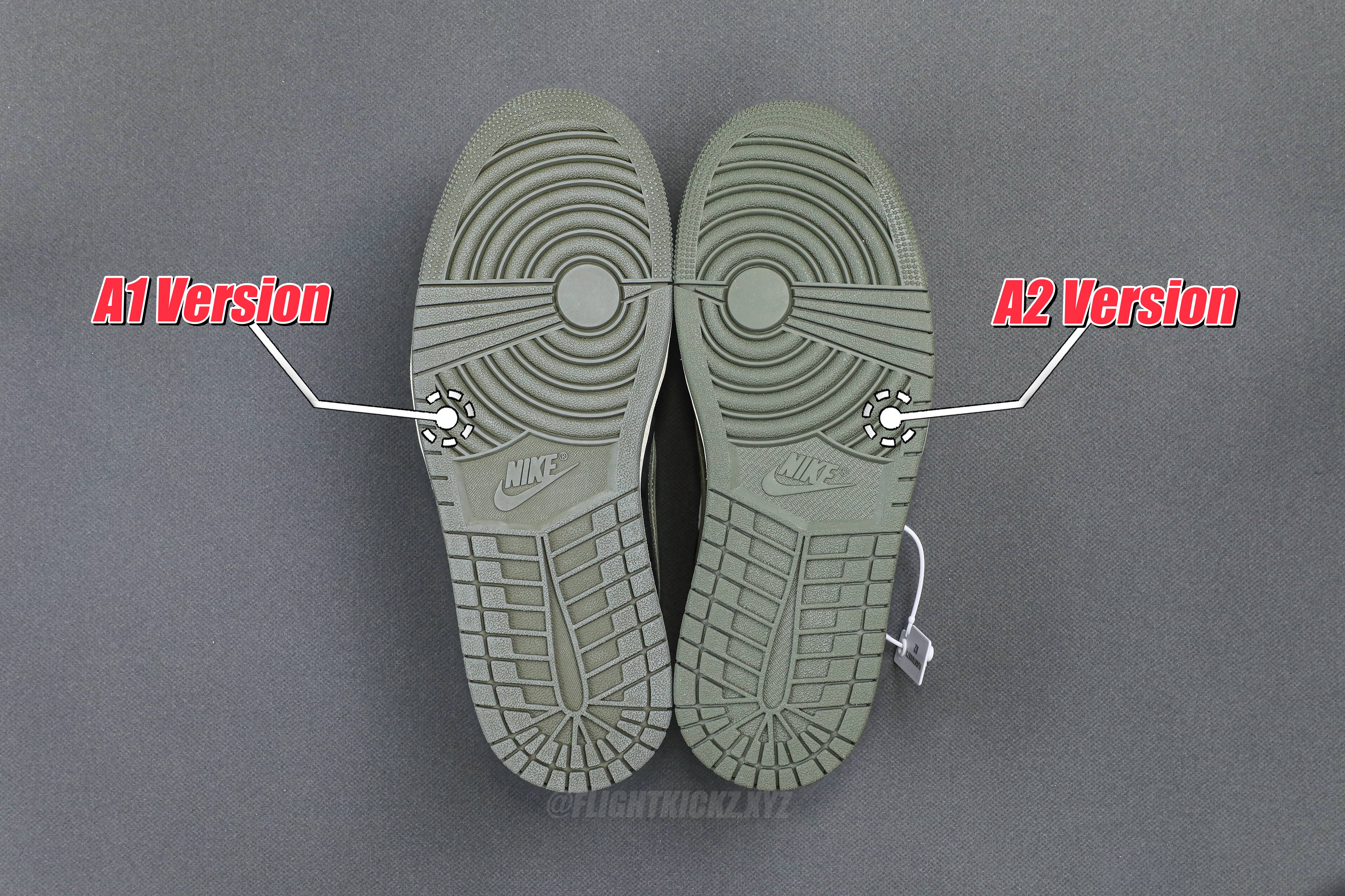 Travis Scott x Air Jordan 1 Low OG SP Olive（A2 Batch)