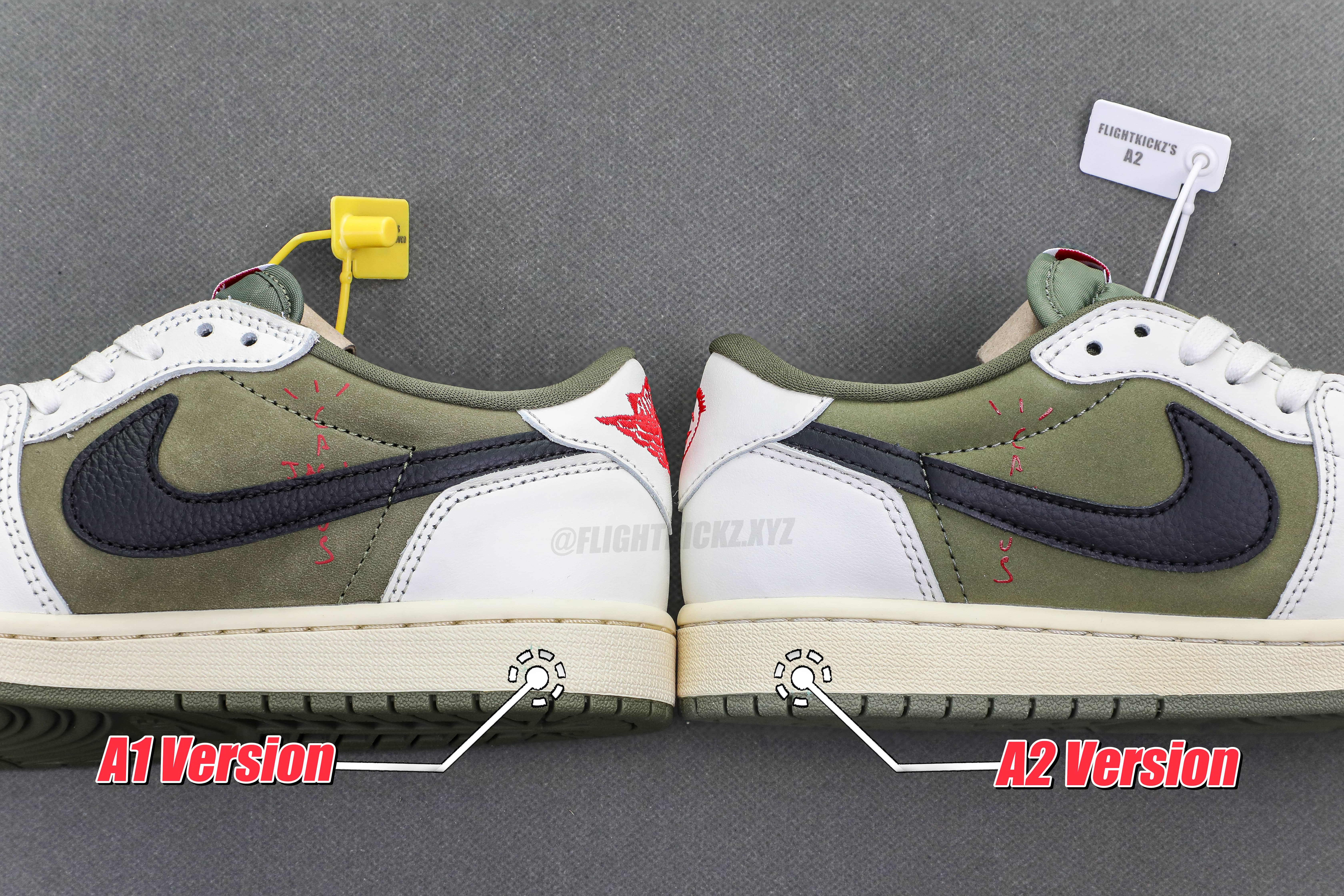 Travis Scott x Air Jordan 1 ‘ Medium Olive’ (A2 Batch)
