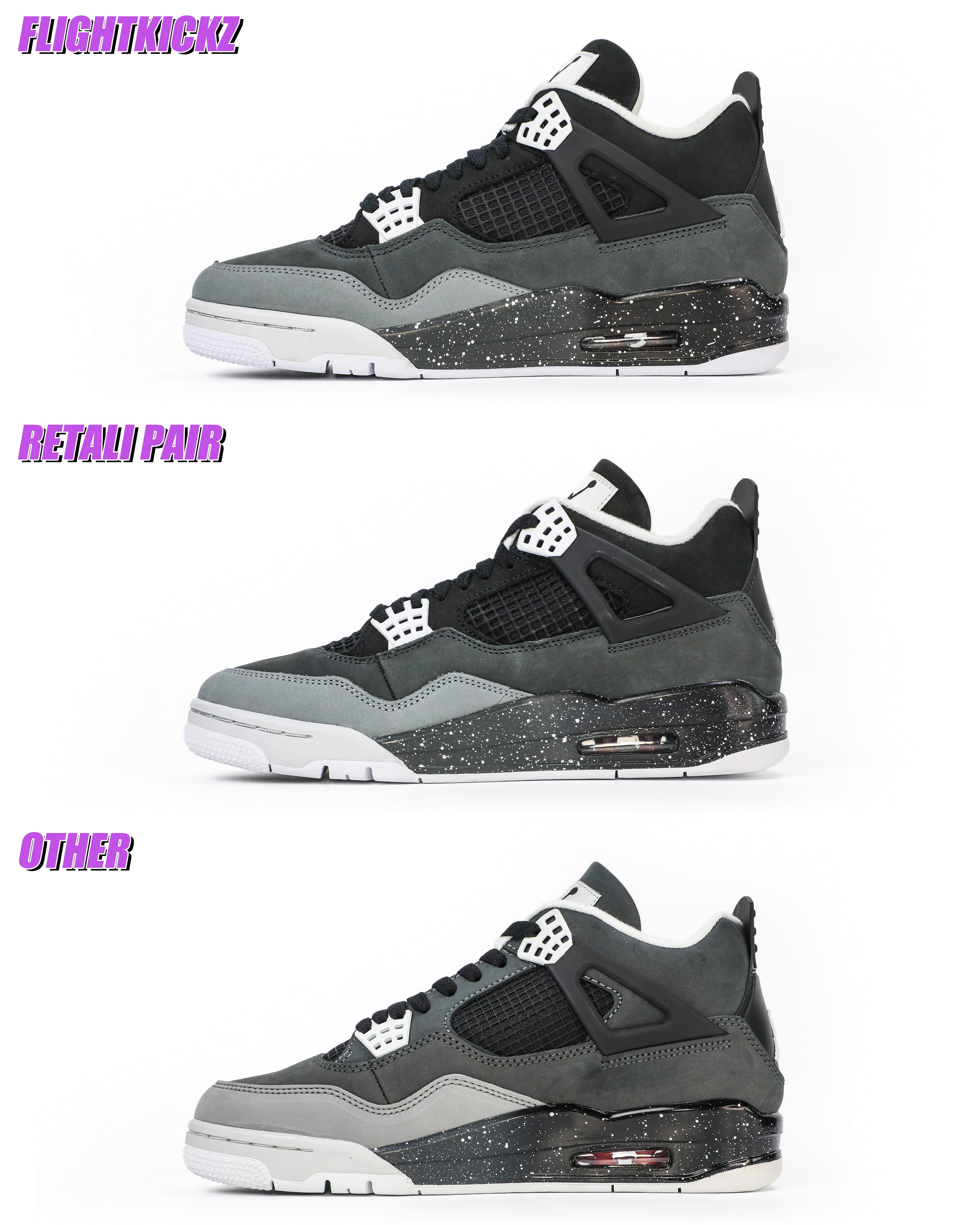 Air Jordan 4 Retro Fear Pack 2024 (Ln5 A1)