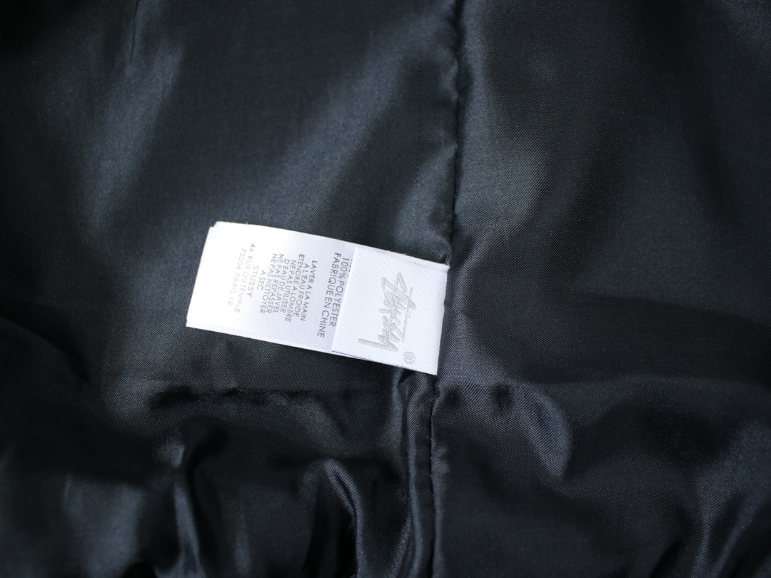 Stussy FW24 Embroidery ArmsVarsity Jacket