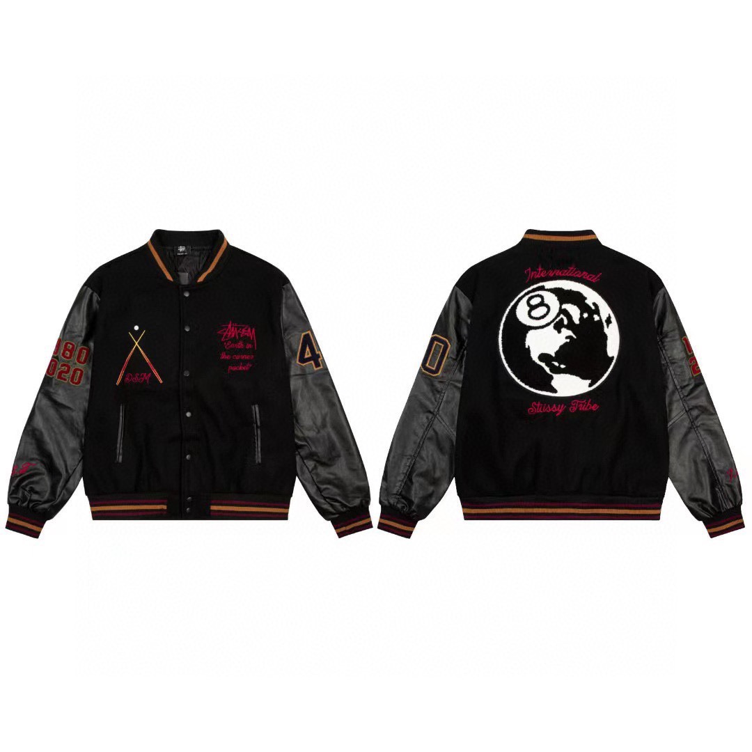 Stussy 40th Anniversary Limited Black 8 Jacket