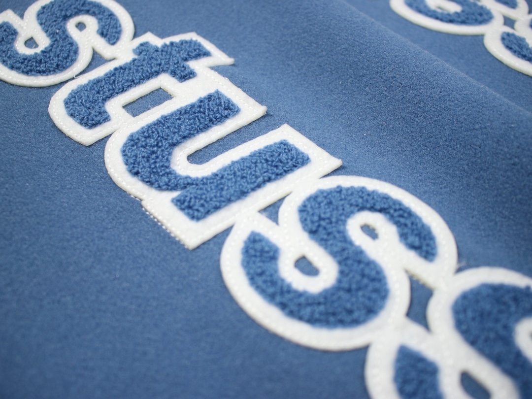 Stussy FW24 Embroidery ArmsVarsity Jacket