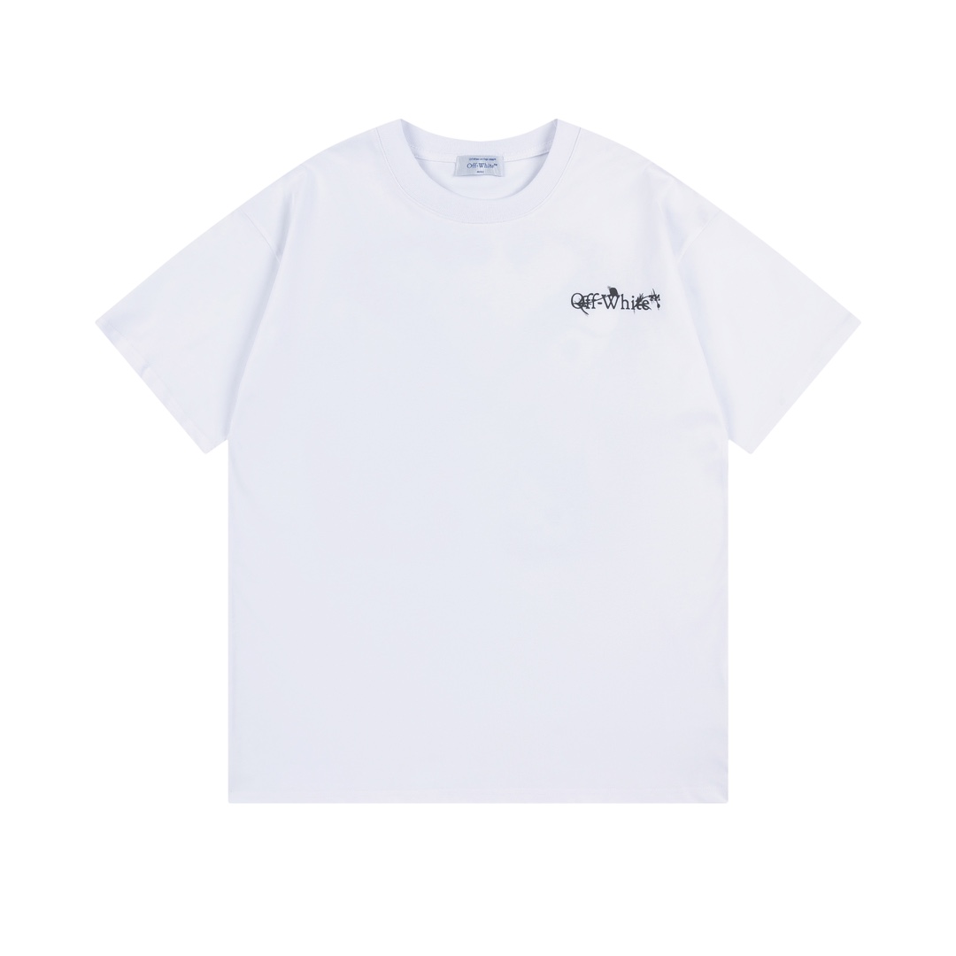 Off-White Flower Arrow Skate T-Shirt