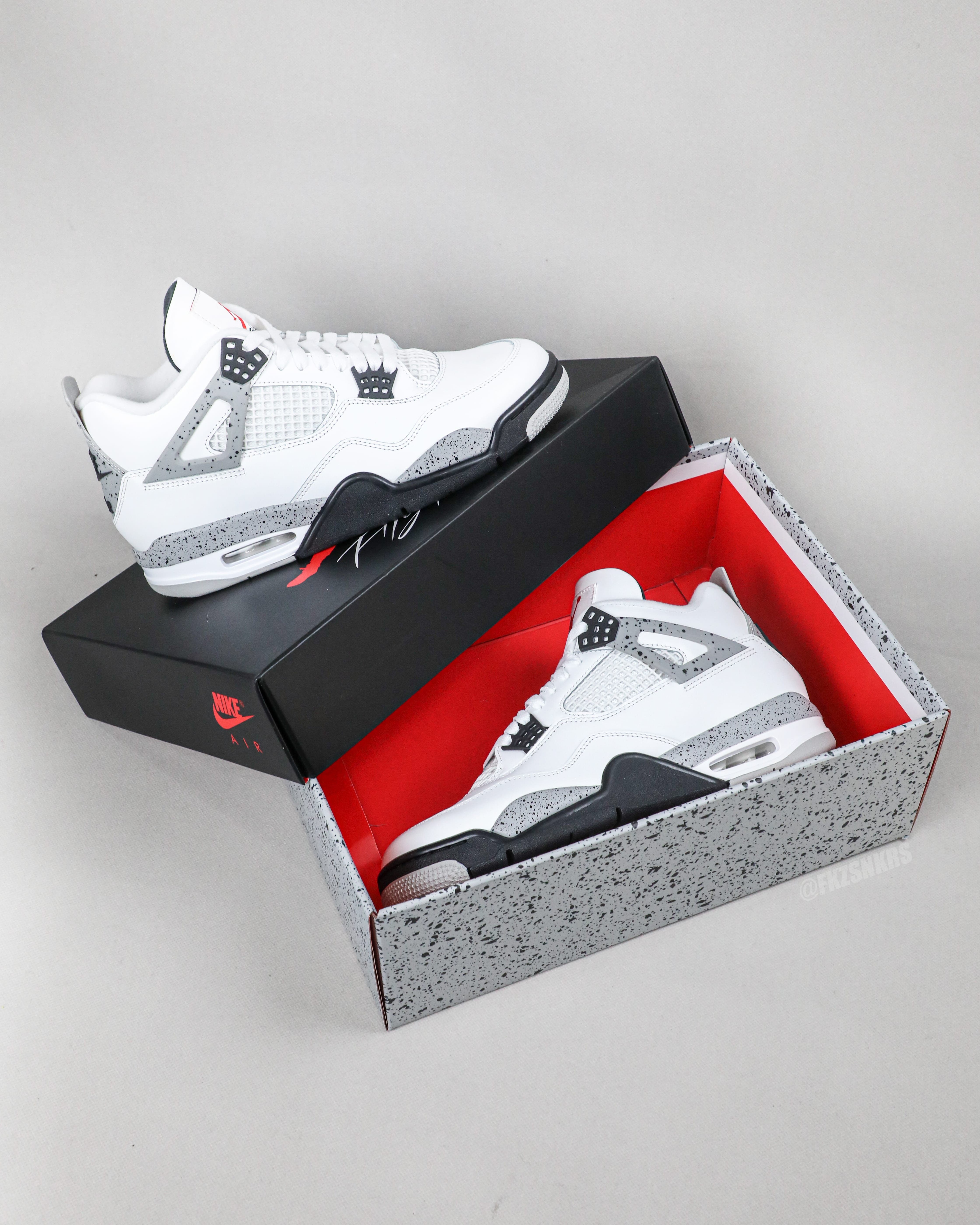 Air Jordan 4 Retro OG ‘White Cement’ 2025 (Ln5 A1)