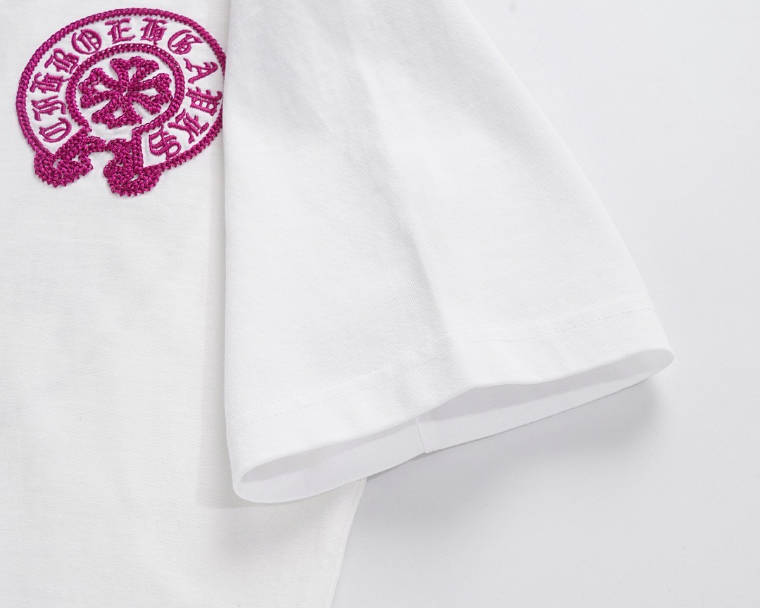 Chrome Hearts T-Shirt 2025 Appliqué heavy embroidery Tee