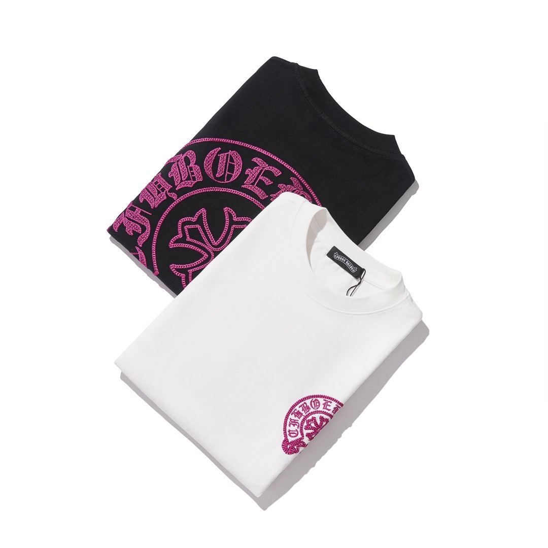 Chrome Hearts T-Shirt 2025 Appliqué heavy embroidery Tee