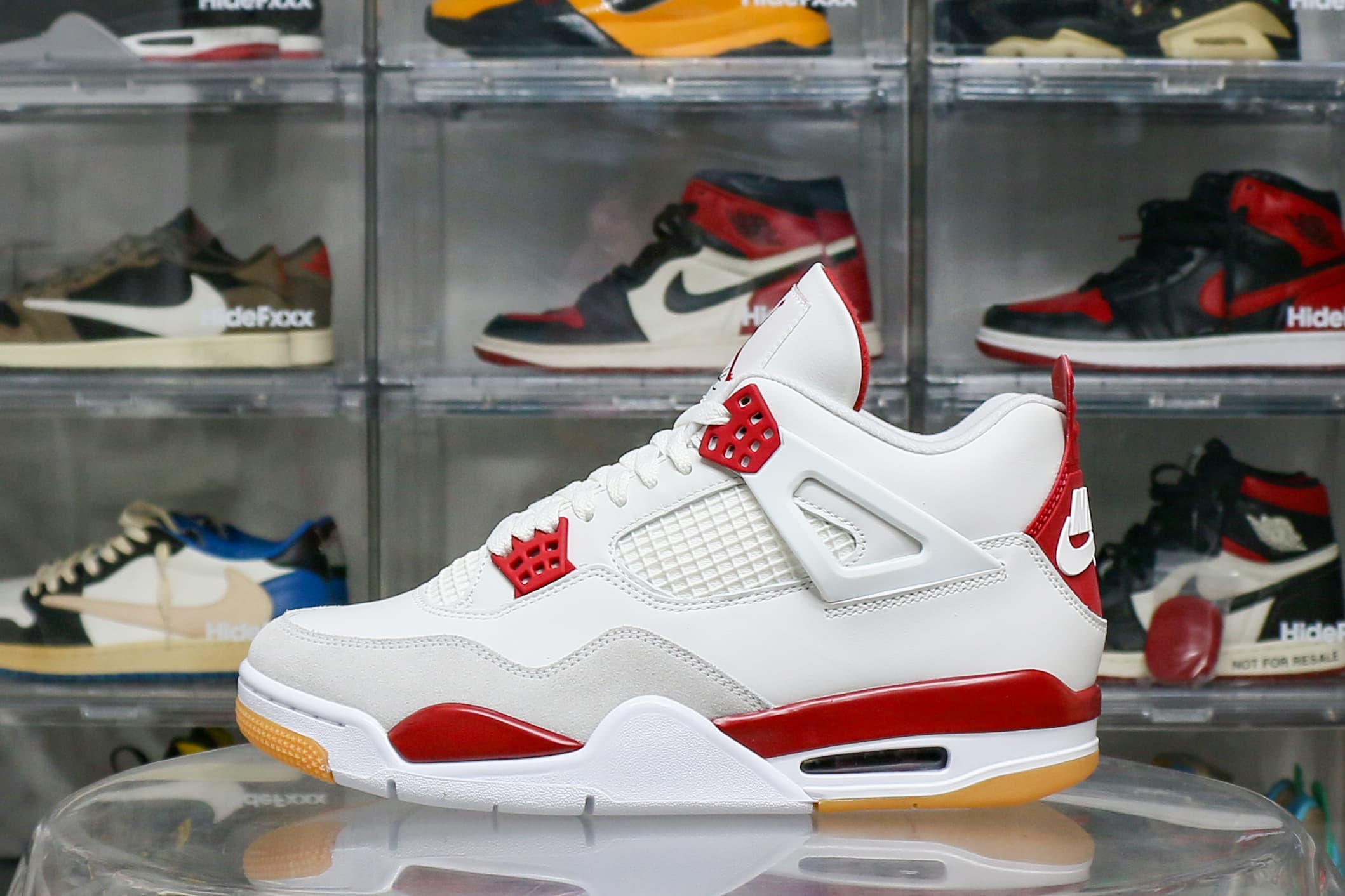 Nike SB x Air Jordan 4 Varsity Red is a Family & Friends (LN5 A1 Batch)