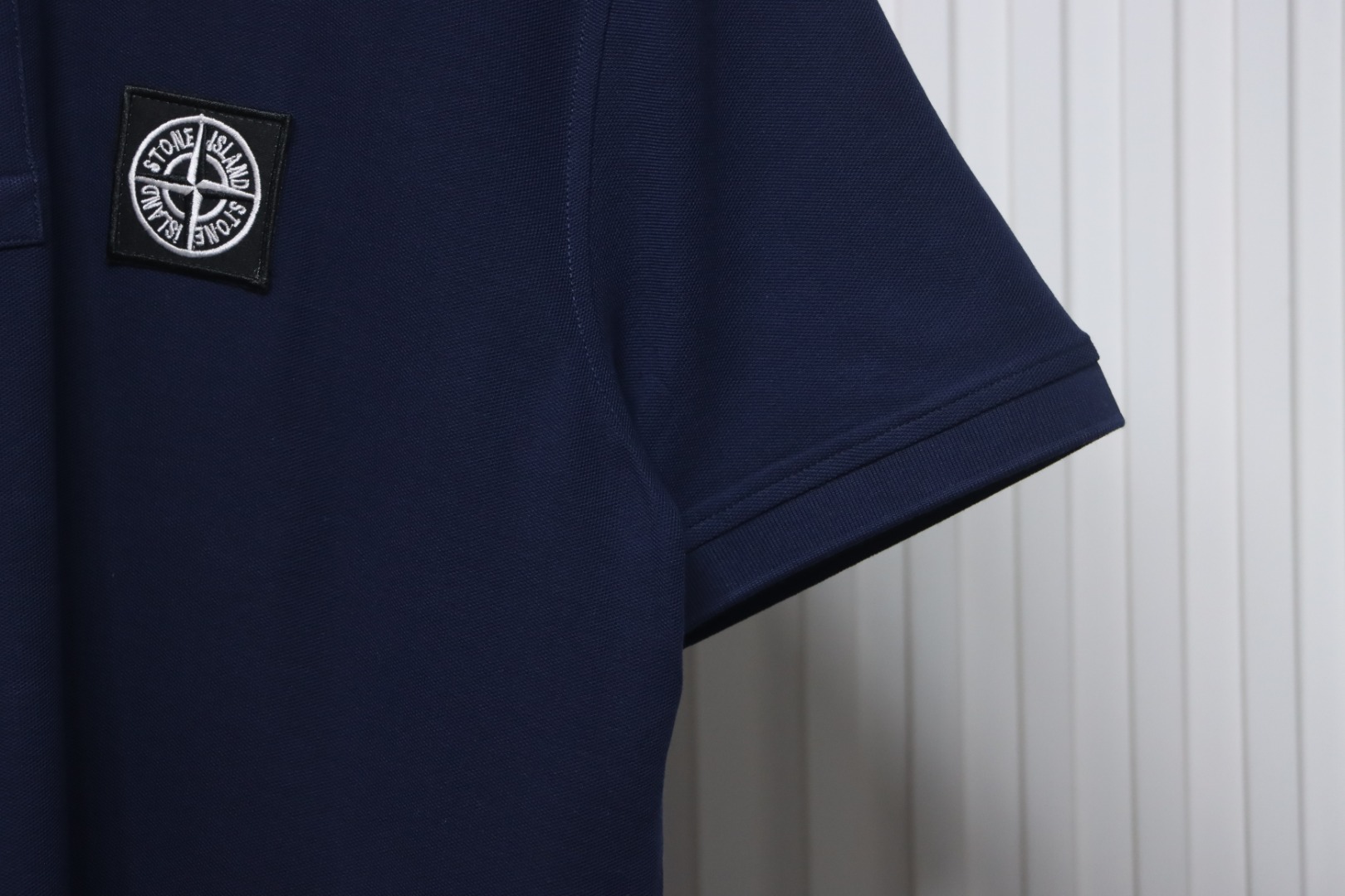 t0ne Island Stone Island Junior Diagonal Fleece Polo T-shirt