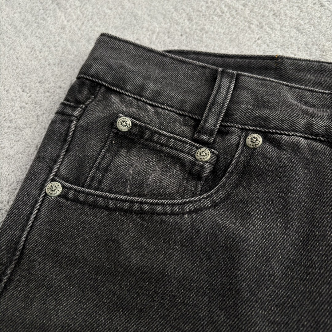 Chrome Hearts White Crosses Pants