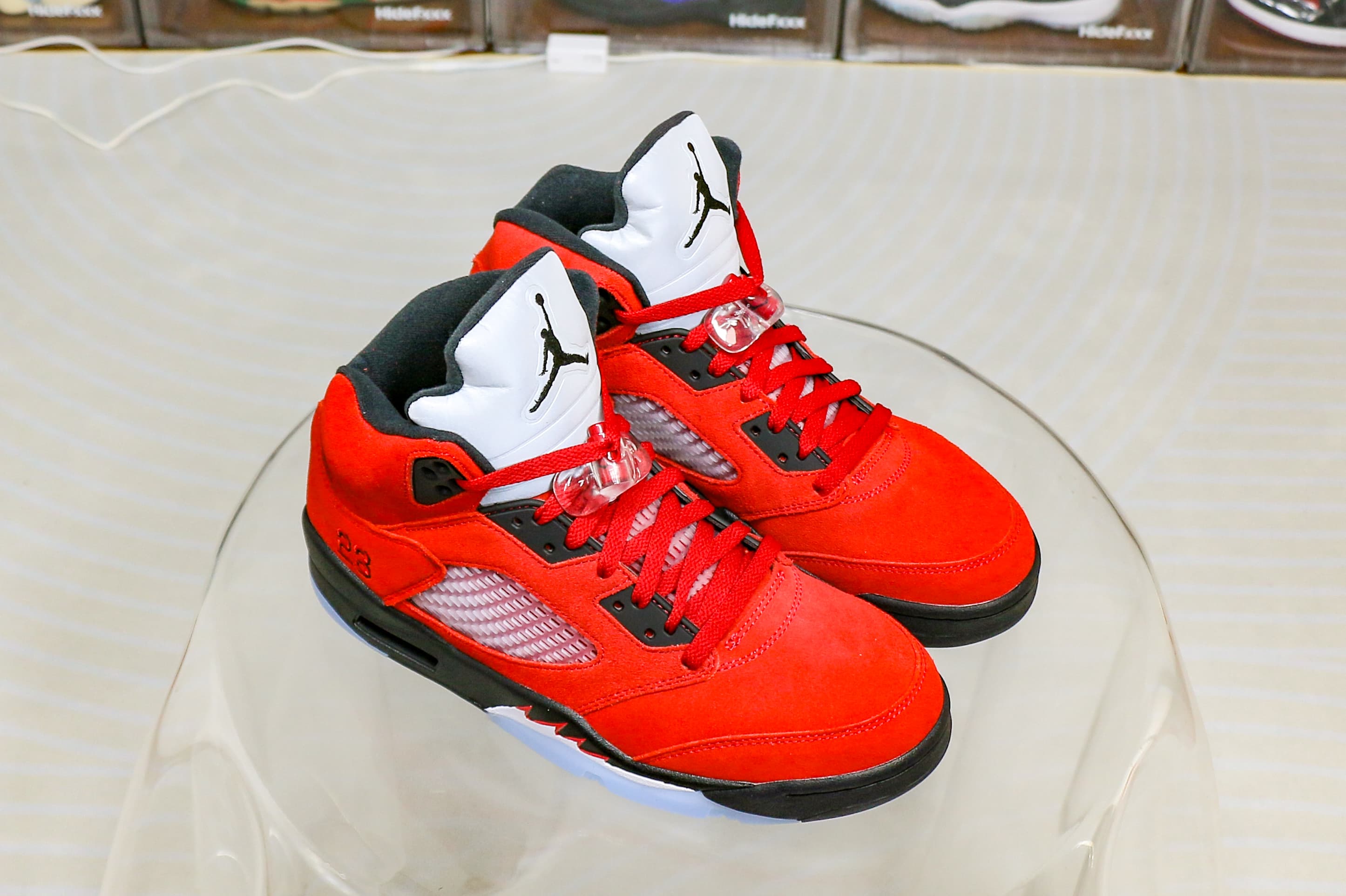 Air Jordan 5 Retro Raging Bull Red Suede