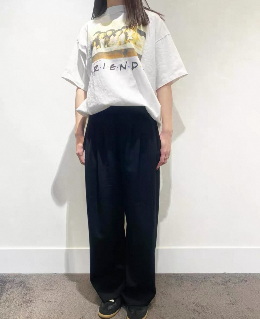 Balanciag@ Friends White Tee