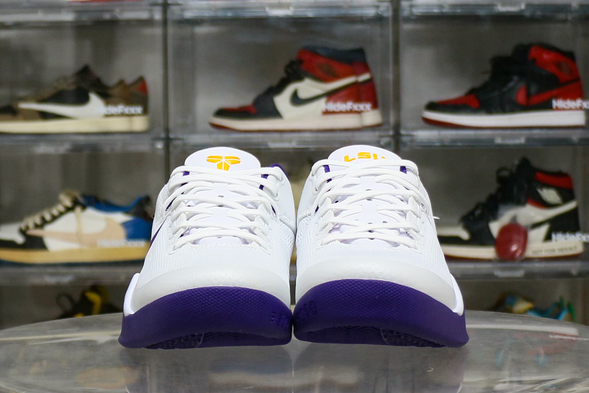 Nike Kobe 8 Protro “LSU White” PE (Ln5 A1)