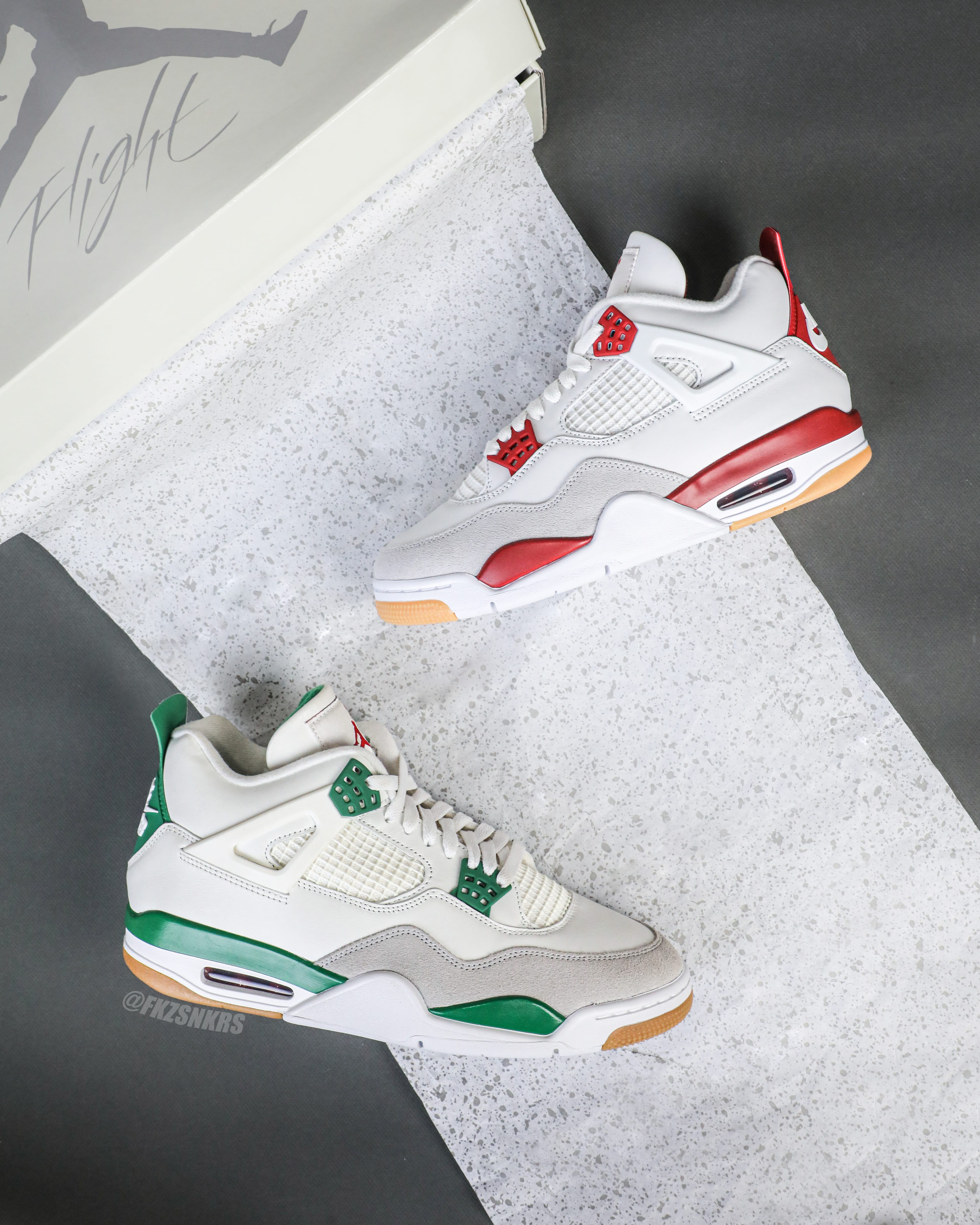 Nike SB x Air Jordan 4 Varsity Red is a Family & Friends (LN5 A1 Batch)