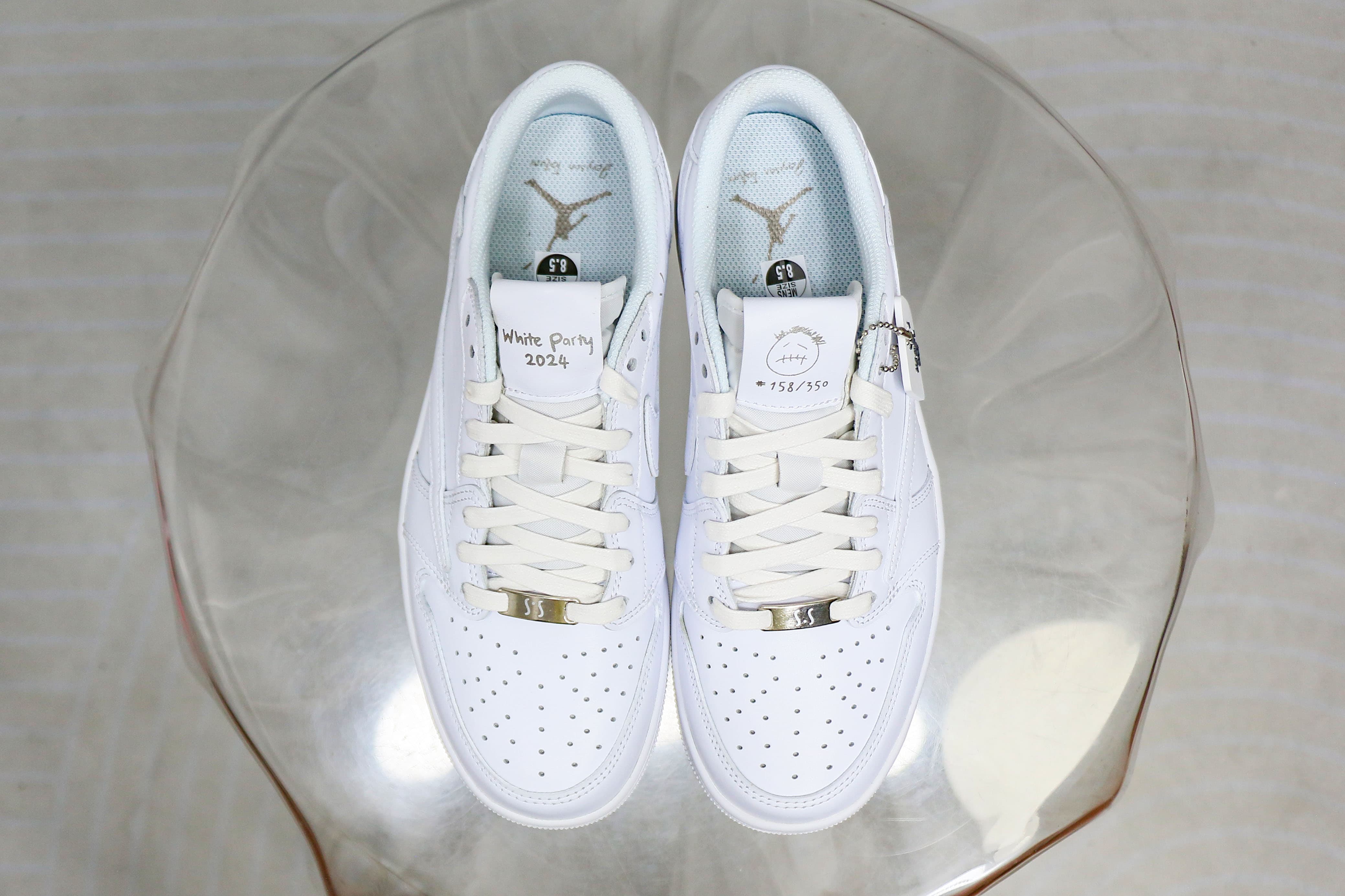 Travis Scott x Air Jordan 1 Retro Low OG SP Michael Rubin White Party (Friends and Family)